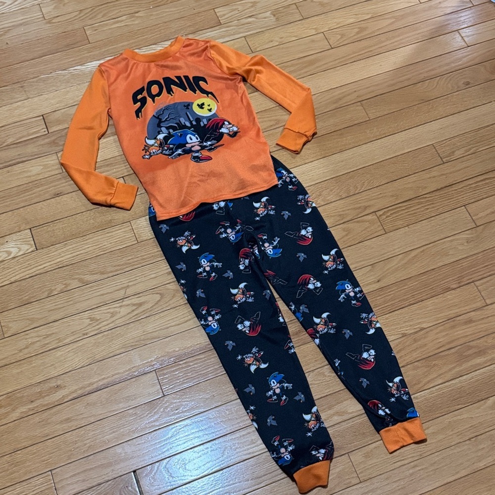 Sonic Soft Halloween Pajama Set